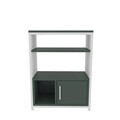 Corp biblioteca, Zena Home, Letos, 60x80x29.6 cm, PAL, Verde/Alb