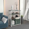 Corp biblioteca, Zena Home, Letos, 60x80x29.6 cm, PAL, Verde/Alb