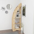 Corp biblioteca, Zena Home, Orsa, 58x180x31 cm, PAL, Stejar