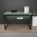 Birou, Zena Home, Lona, 120x72 cm, PAL, Verde/Negru