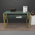 Birou, Zena Home, Lona, 120x72 cm, PAL, Verde