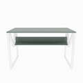 Birou, Zena Home, Lona, 120x72 cm, PAL, Verde/Alb