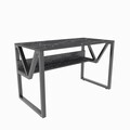 Birou, Zena Home, Lona, 120x72 cm, PAL, Negru