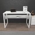 Birou, Zena Home, Lona, 120x72 cm, PAL, Alb