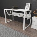 Birou, Zena Home, Lona, 120x72 cm, PAL, Alb