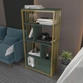 Corp biblioteca, Zena Home, Valero, 60x120x29 cm, PAL, Verde