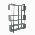 Corp biblioteca, Zena Home, Bruti, 120x180x29 cm, PAL, Verde/Negru