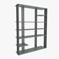 Corp biblioteca, Zena Home, Jenny, 120x160x29 cm, PAL, Verde/Negru