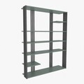 Corp biblioteca, Zena Home, Jenny, 120x160x29.6 cm, PAL, Verde/Negru