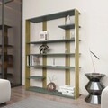 Corp biblioteca, Zena Home, Jenny, 120x160x29 cm, PAL, Verde