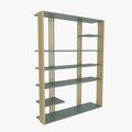 Corp biblioteca, Zena Home, Jenny, 120x160x29 cm, PAL, Verde