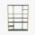 Corp biblioteca, Zena Home, Jenny, 120x160x29 cm, PAL, Verde