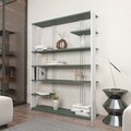 Corp biblioteca, Zena Home, Jenny, 120x160x29.6 cm, PAL, Verde/Alb