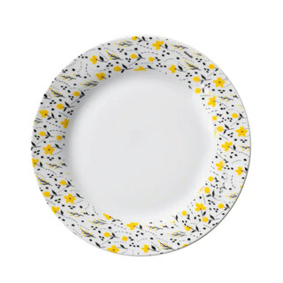 Alb/Galben, Farfurie desert