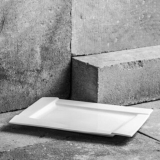 Alb, Platou servire 25 cm