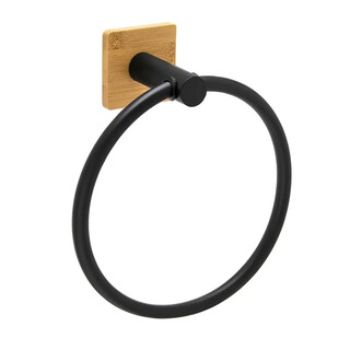 Negru, Suport prosoape 17.5 cm