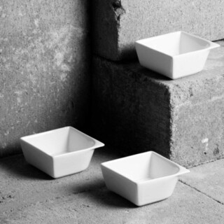 Alb, Set 3 boluri 8.3x8.3 cm