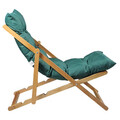 Set 2 sezlonguri cu masuta, My Interior, Sunny, 90 x 59 x 80 cm, lemn de carpen, verde