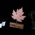 Decoratiune, Maple, 17x27x3.5 cm, Metal, Bronz