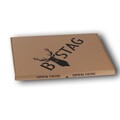 Decoratiune, Tulip, 17x30x3,5 cm, Bronz