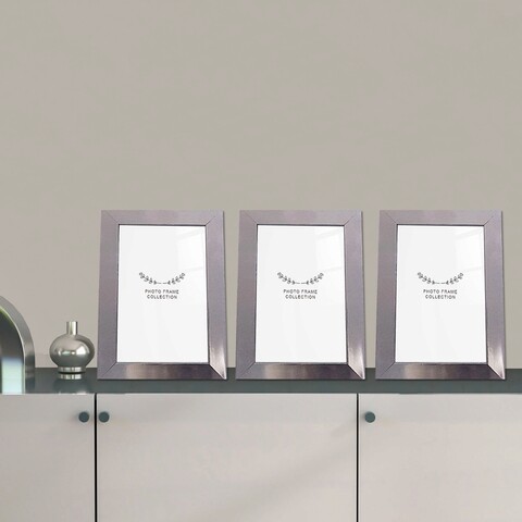 Set 3 rame foto, 3IGFC1027_1318, Plastic, Argintiu