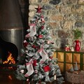 Soseta decorativa Christmas, Crp001, 35x18 cm, Multicolor