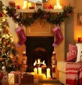 Soseta decorativa Christmas, Crp002, 35x18 cm, Multicolor