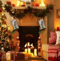 Soseta decorativa Christmas, Crp006, 35x18 cm, Multicolor