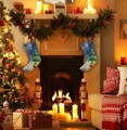 Soseta decorativa Christmas, Crp010, 35x18 cm, Multicolor