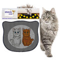 Covoras litiera pentru colectarea granulelor de nisip, Wallxpert, Kdkafa0016, Multicolor