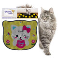 Covoras litiera pentru colectarea granulelor de nisip, Wallxpert, Kdkafa0063, Multicolor