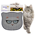 Covoras litiera pentru colectarea granulelor de nisip, Wallxpert, Kdkafa0181, Multicolor