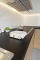 Suport pentru servetele, Kare Peçetelik, 7x20x20 cm, Auriu