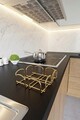 Suport pentru servetele, Kare Peçetelik, 7x20x20 cm, Auriu