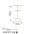Suport pentru bijuterii, TK-004, Auriu