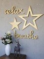 Decoratiune de perete, Gold Relax, 33x20x2 cm, Auriu