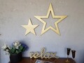 Decoratiune de perete, Gold Stars Set, Auriu