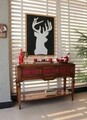 Decoratiune de perete, Black Deer XL, 50x2.3x65 cm, Maro / Negru