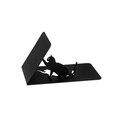 Opritor de carti, Kitap tutucu 20, 25,5x12,5x12 cm, Negru