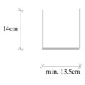Opritor de carti, Kitap tutucu 9, 13,5x13x14 cm, Negru