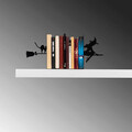Opritor de carti, Kitap tutucu 3, 55x16x22 cm, Negru