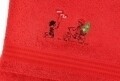 Set 3 prosoape de baie, 100% bumbac, Hobby, Bisiklet Red, rosu