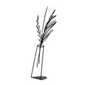 Decoratiune, Flowerpot, 19x50 cm, Metal, Negru