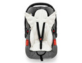 Perna universala copii Baby Pad, Angel Wings, 60x63x5 cm, Bumbac, Ecru