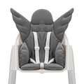 Perna universala copii Baby Pad, Angel Wings, 60x63x5 cm, Bumbac, Gri