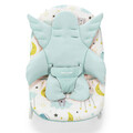 Perna universala copii Baby Pad, Angel Wings, 60x63x5 cm, Bumbac, Verde menta