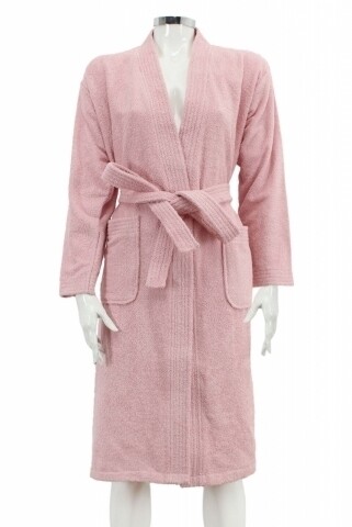 Halat de baie dama, 100% bumbac, Hobby, Smar Dustry Rose