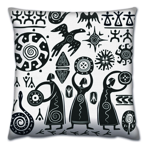 Perna, A14655, 43x43 cm, Amestec bumbac, Multicolor