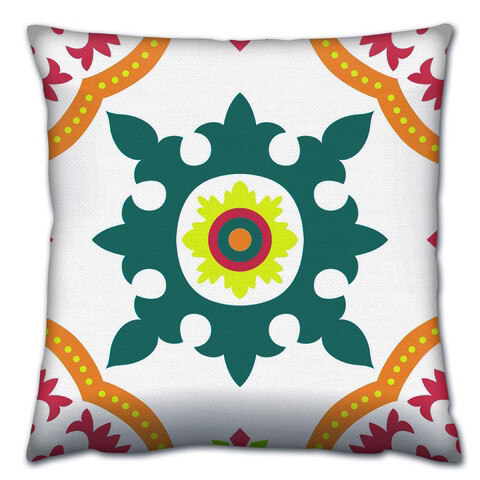 Perna, A14661, 43x43 cm, Amestec bumbac, Multicolor