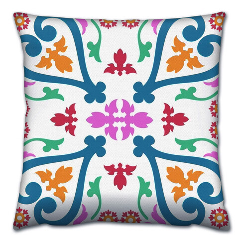 Perna, A14662, 43x43 cm, Amestec bumbac, Multicolor